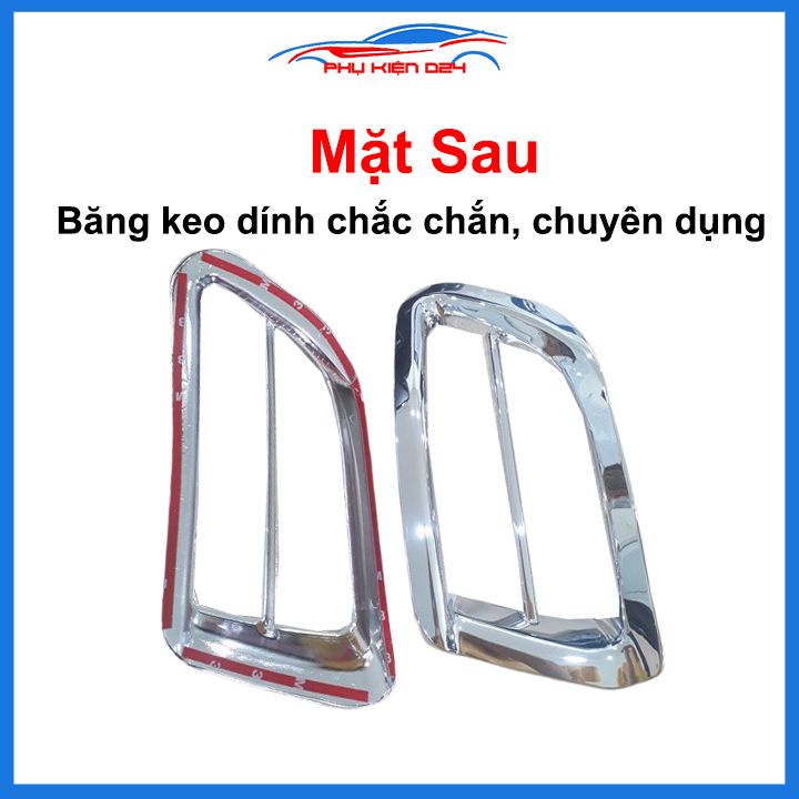 Ốp viền đèn gầm trước Innova 2004-2005-2006-2007-2008 mạ Crom chống trầy trang trí làm đẹp xe