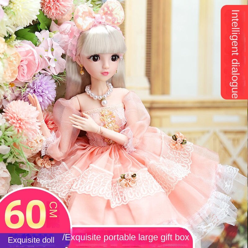 Búp Bê Công Chúa Barbie 60cm Xinh Xắn Cho Bé Gái