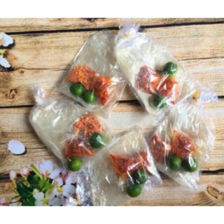 Bánh tráng sa tế muối tắc siêu cay