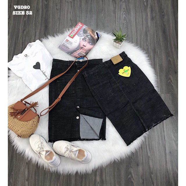 Váy jean đen bigsize 60-90kg | Đầm váy cho người mập béo | thời trang | quần áo | công sở | oversize  -Hàng nhập khẩu | BigBuy360 - bigbuy360.vn