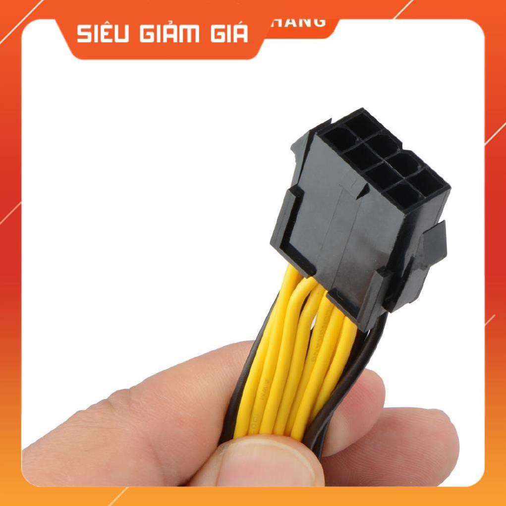 Dây chuyển đổi 8-Pin Female To Dual 8-Pin Power Splitter Cable PCIE PCI Express Mining Line