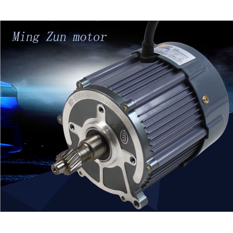 Combo động cơ gắn cầu 48v1000w chế ô tô điện, xe ba bánh, 4 bánh