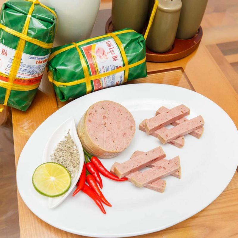 giò lụa bò ( chả bò )