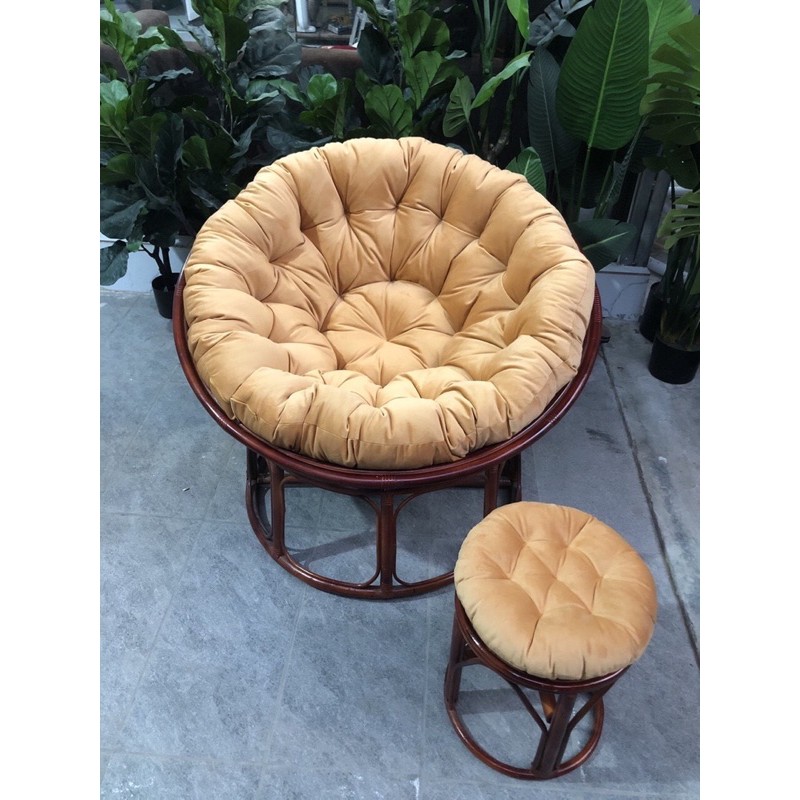 [ĐỘC] Ghế Mây Papasan D100cm