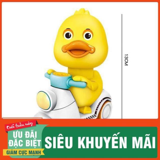 [HOT] Đồ Chơi Vịt Chạy Xe Vespa Cót Nhấn Siêu Xịn Dành Cho Bé