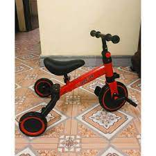 Xe đạp 3 bánh cho bé từ 2 đến 5 tuổi sport Xe chòi chân thăng bằng có bàn đạp điều chỉnh độ cao yên xe