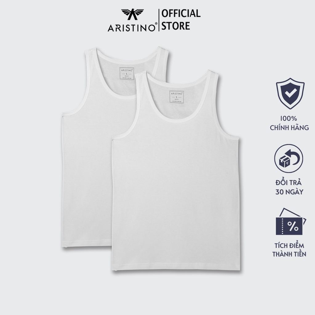 Áo tank top nam ARISTINO chất liệu 100% cotton mềm mại - AC21