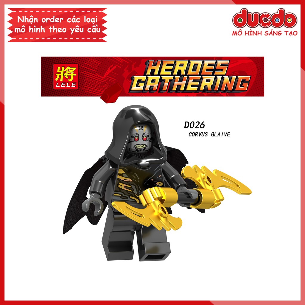 Minifigures các nhân vật Infinity War tuyệt đẹp - Đồ chơi Lắp ghép Xếp hình Mini Iron Man LeLe D019-D026