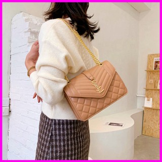 ❤️𝙁𝙍𝙀𝙀𝙎𝙃𝙄𝙋❤️ Túi Xách Nữ YLS Xích Bạc Size 24 Cực Xinh Lyna Shop LN49
