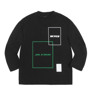 Áo tay dài đen - never mind long sleeve