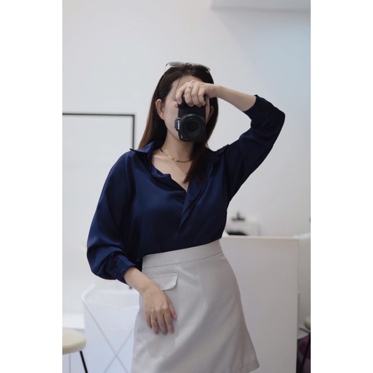 SISTERSISTER BEST SELLER - Áo sơ mi lụa SILK SHIRT