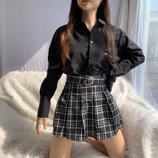 SET HỌC SINH CARO ĐEN NATTHY STYLE