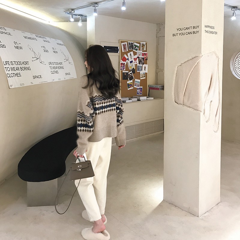 CARDIGAN HỌA TIẾT CỔ ĐIỂN PHONG CÁCH HÀN QUỐC ORDER #038 | BigBuy360 - bigbuy360.vn