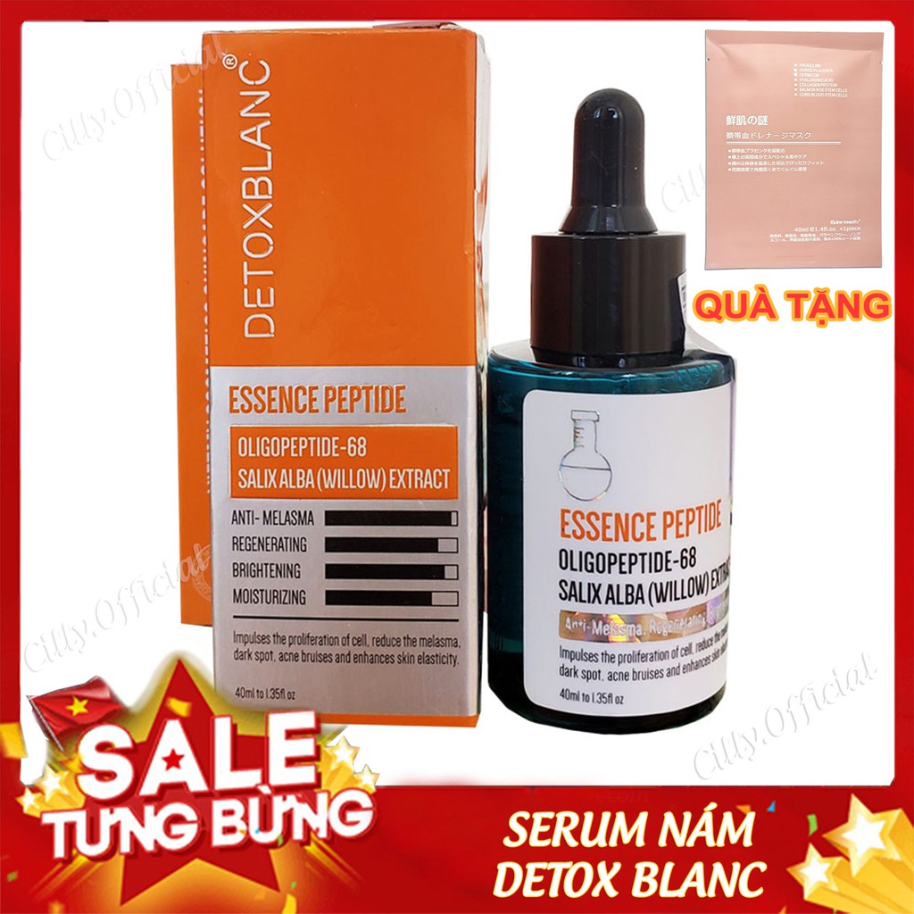 Serum nám detox blanc số 12 hàng chuẩn mẫu mới nhất hộp 40ml