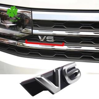 Miếng dán trang trí lưới tản nhiệt v6 cho xe teramont phideon arteon magotan passat touareg tiguanl v6