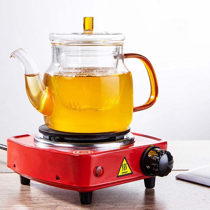 Bếp điện MiNi Nấu Nước, Lẩu 1 Người, pha trà / bếp điện hơ lá trầu cho bé công suất 500W