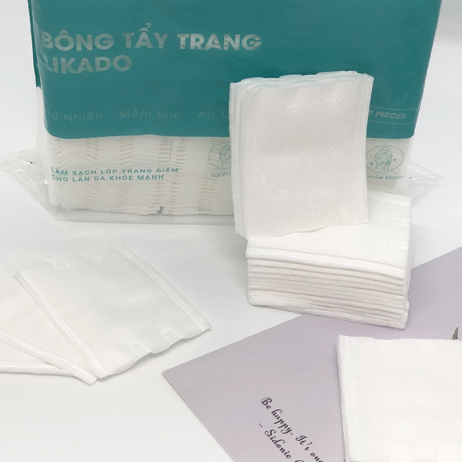 Bông tẩy trang 222 miếng Likado túi 222 miếng( 1 túi)