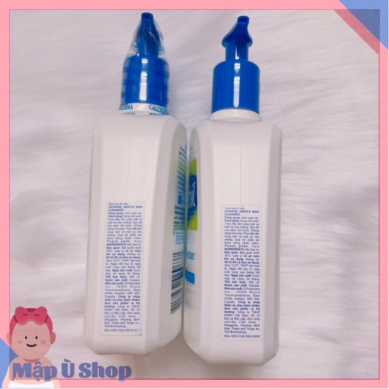 [HSD 2023] Sữa rửa mặt dịu nhẹ Cetaphil 500ml - 125ml - 59ml