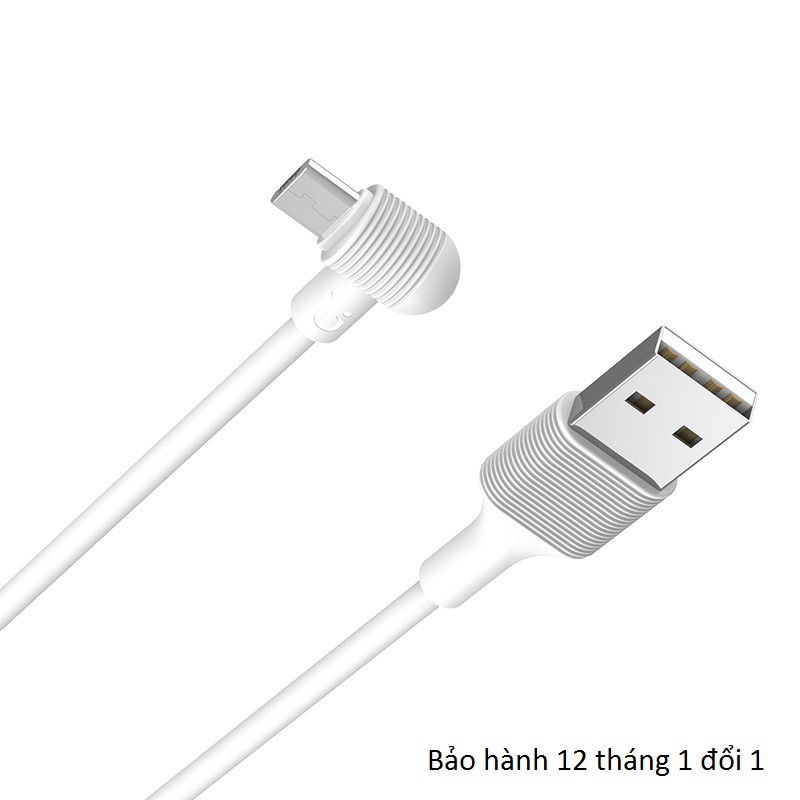 Cáp sạc Micro USB bẻ vuông góc 90 độ Borofone BX7 dài 1m