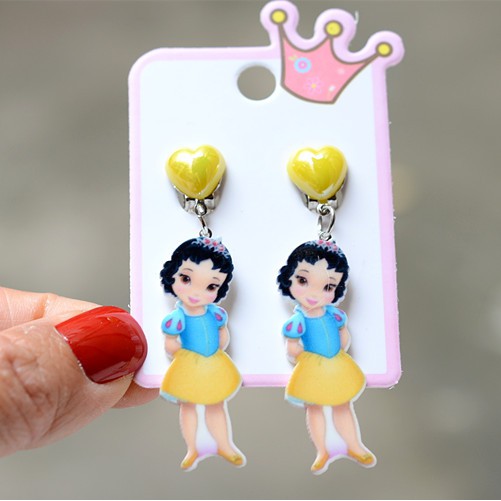 Hoạt Hình Khuyên Tai Hình Sừng Tuần Lộc Giáng Sinh Dễ Thương Cho Bé Gái