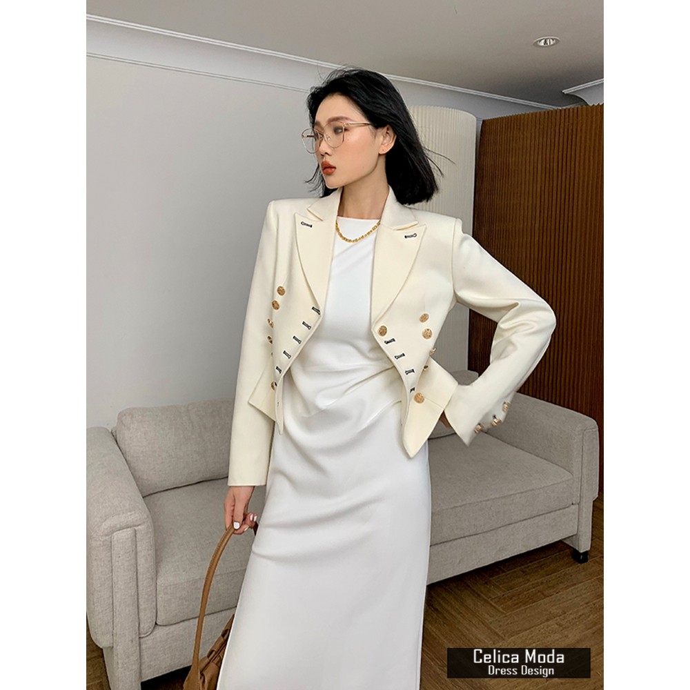 Váy 2 dây, đầm 2 dây xẻ tà sang chảnh, cao cấp | BigBuy360 - bigbuy360.vn