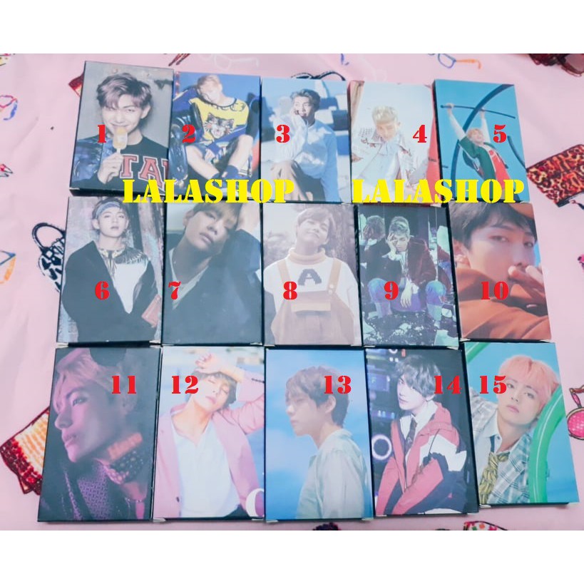 [12-21] 64 MẪU LOMOCARD BTS