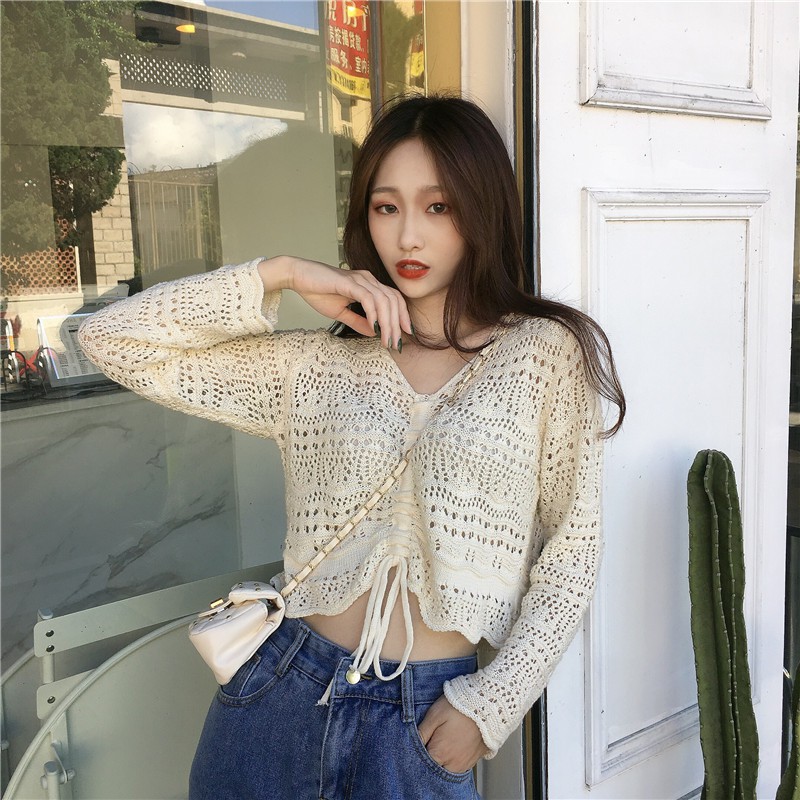 🦄 áo kiểu croptop 🦄 len lớn dài tay 🦄🦄 quảng châu🦄 | BigBuy360 - bigbuy360.vn
