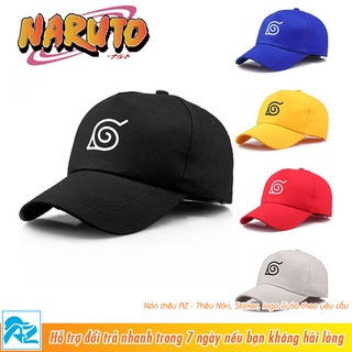 Nón kết thêu logo anime naruto làng lá - Mũ lưỡi trai MT590