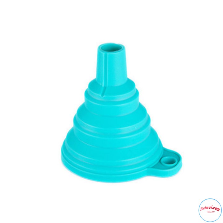 Phễu gấp gọn mini có móc treo tiện dụng cho nhà bếp - Phễu silicone chiết chất lỏng 00372