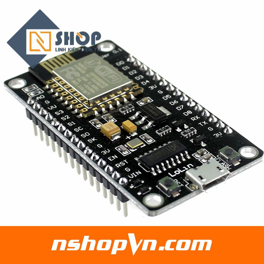 Arduino NodeMcu Lua WIFI V3 phiên bản NodeMCU sử dụng IC nạp giá rẻ CH340