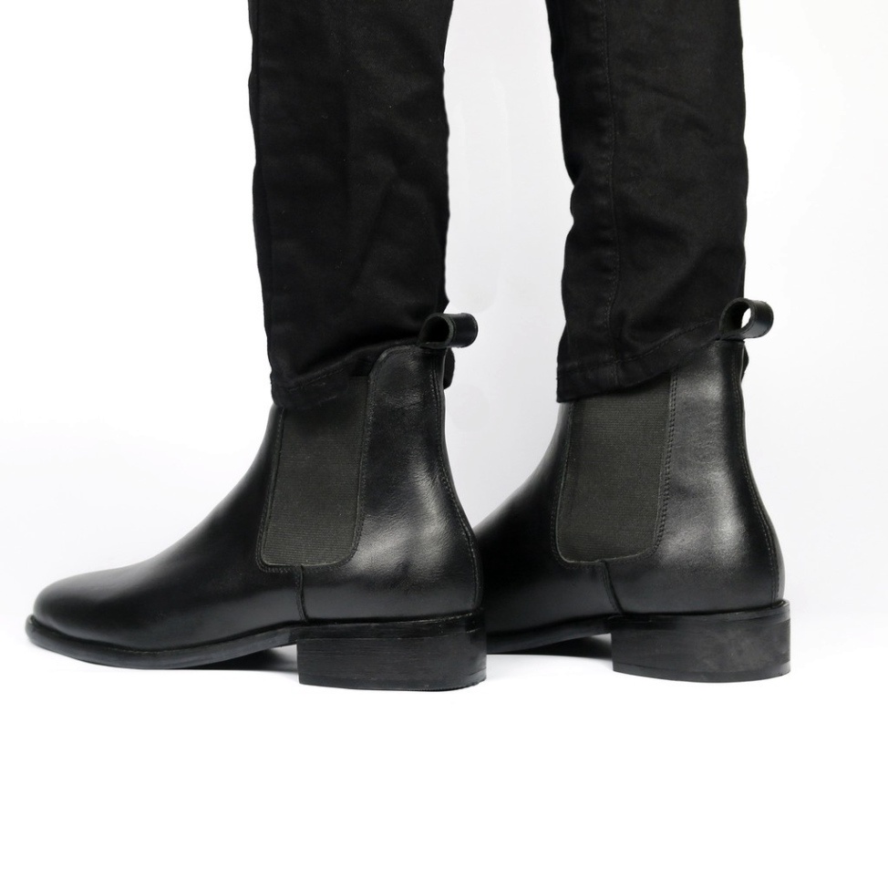 Chelsea Boots chất liệu da bò kiểu dáng cổ điển thời trang phong cách thanh lịch | BigBuy360 - bigbuy360.vn