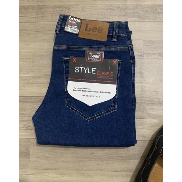 Quần jean thun nam - kiểu L1 BIGSIZE < 130kg (size 32-44) -po9