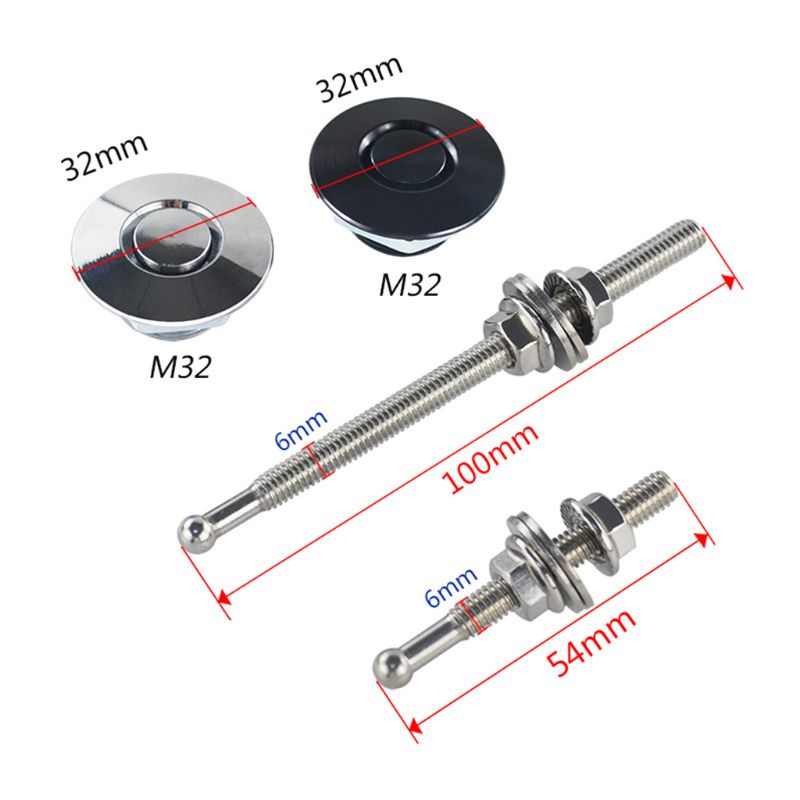 Bộ Nút Nhấn Mở Mui Xe Hơi 1.25 &quot;Thông Dụng