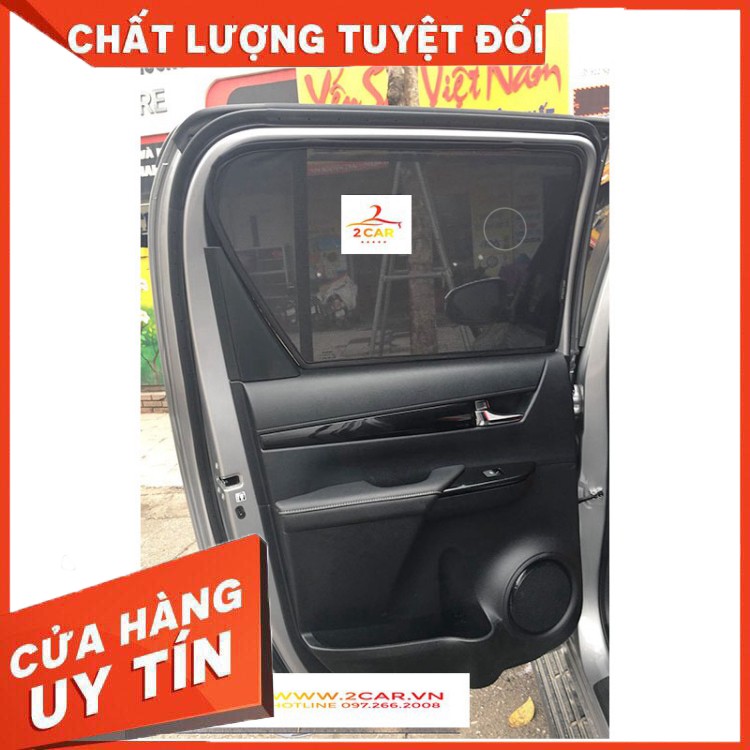 Rèm Che Nắng Xe Toyota Hilux 2008-2014,1016-2018,2019-2021, Rèm Chắn Nắng Xe Hilux  Hàng Loại 1 MR.ÔTÔ - Bảo Hành 2 Năm