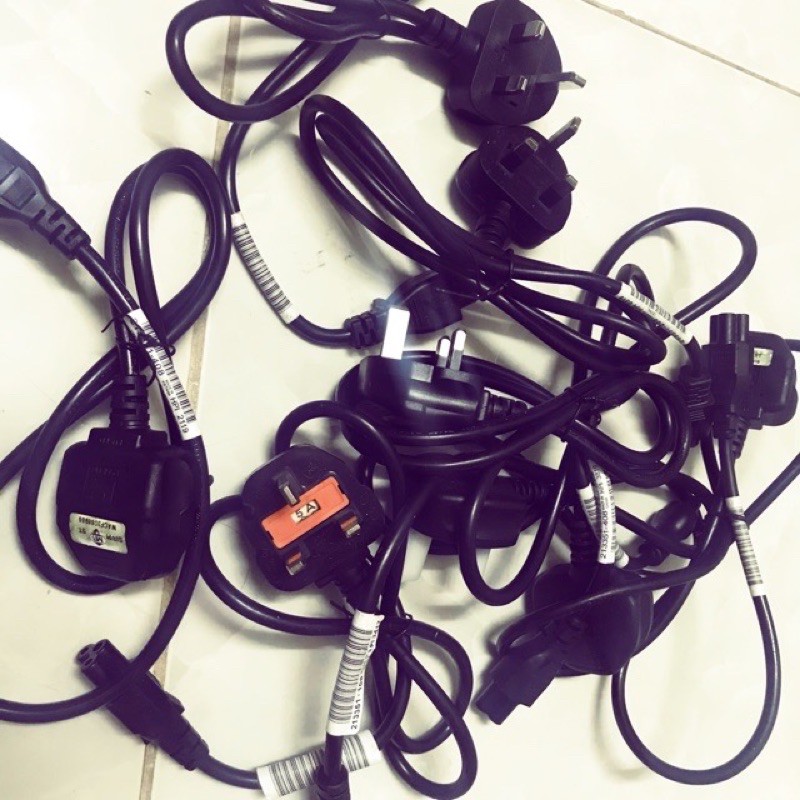 Combo 30 dây nguồn adapter laptop (zin hãng)