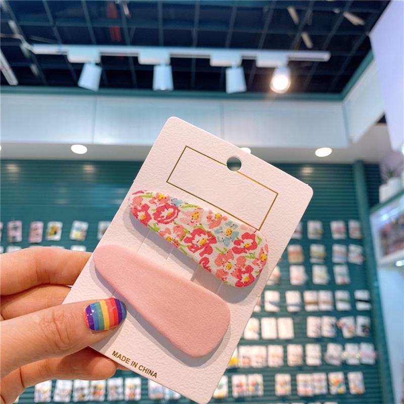 Kẹp Tóc Vải Hoa Xinh Xắn Dành Cho Bé Gái