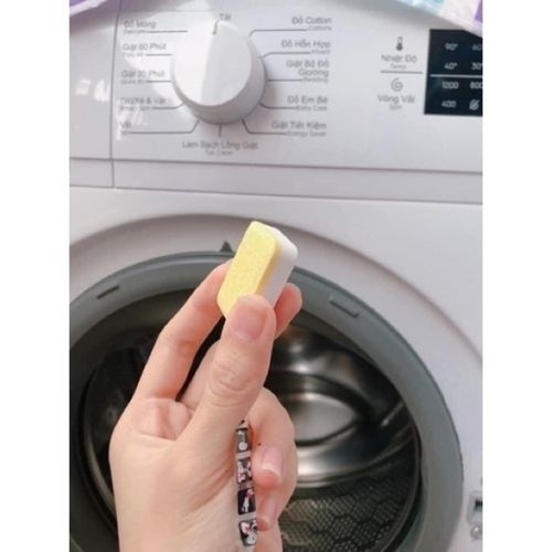 Viên tẩy rửa lồng giặt Denkmit của Đức cho máy giặt cửa ngang cửa đứng giúp vệ sinh máy giặt sạch và bền- MẸ BEAN BON