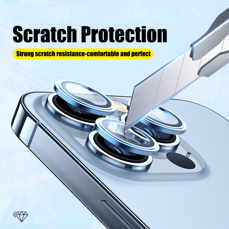 Miếng Dán Chống Trầy Bảo Vệ camera Cho IPhone 12 13 11 14 PRO MAX MINI