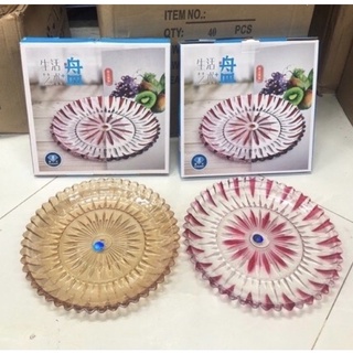 Khay đựng thố mứt thuỷ tinh 30cm