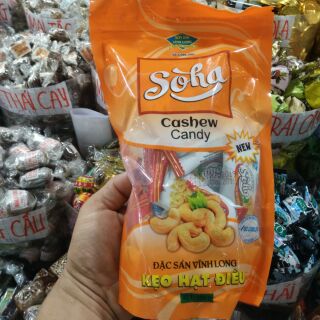 KẸO HẠT ĐIỀU ÍT NGỌT SOHA.