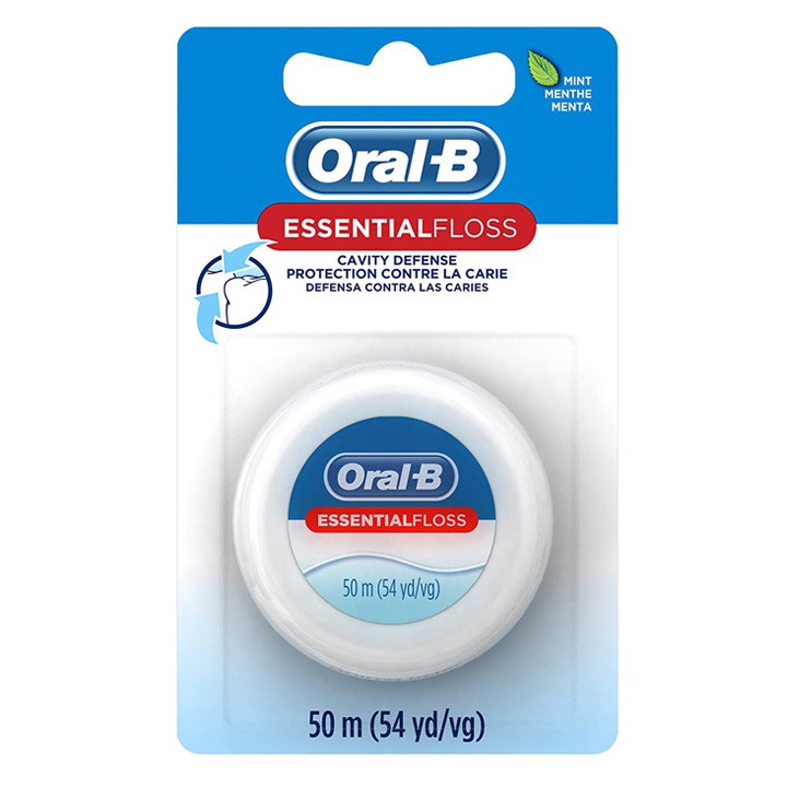 Chỉ nha khoa Oral-B Essential Floss Mint Waxed, 50m