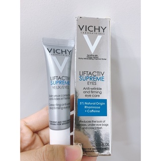 Vichy - Kem Dưỡng Vichy Giúp Giảm Nếp Nhăn & Săn Chắc Da Vùng Mắt 15ml Liftactiv Eyes Supreme