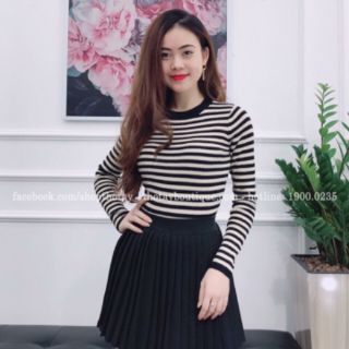 Áo thun sọc dài tay
