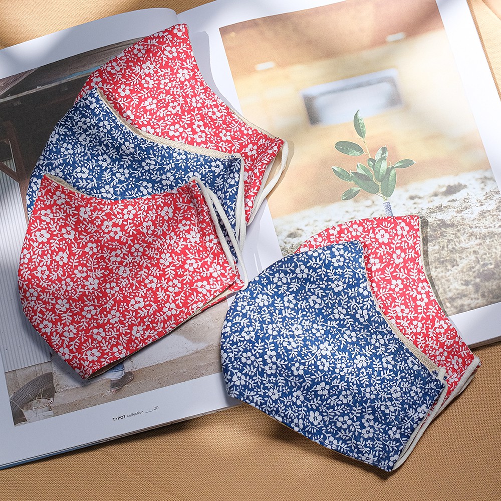 Khẩu Trang Vải 3 lớp Hoa Nhí handmade - KTHTBT | BigBuy360 - bigbuy360.vn