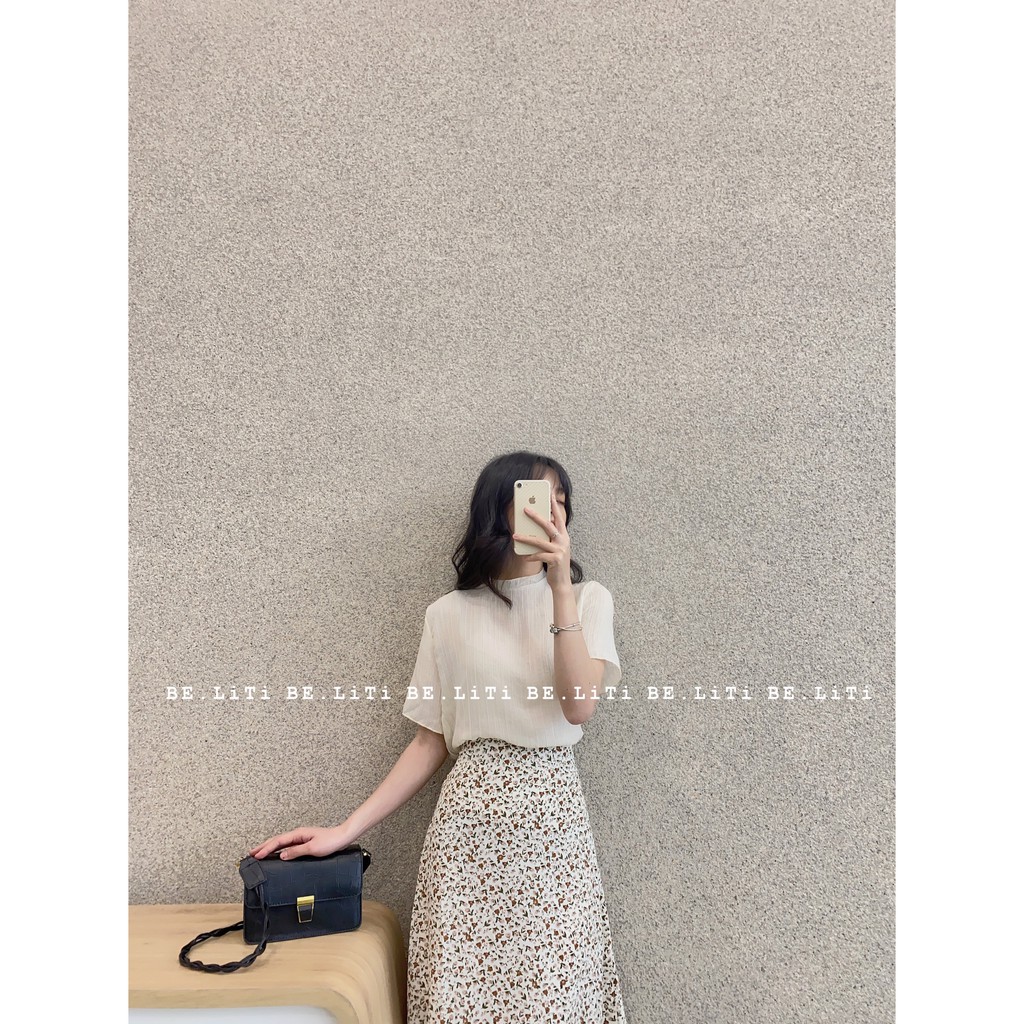 áo sơ mi tơ cộc tay vintage phong cách ulzzang_ẢNH TỰ CHỤP 100% | BigBuy360 - bigbuy360.vn