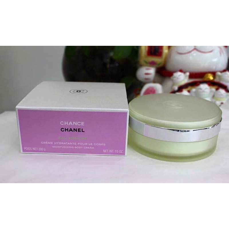 Kem sữa dưỡng thể lotion Chanel Chance Eau Fraiche Moisturizing Body Cream 200gr của Pháp