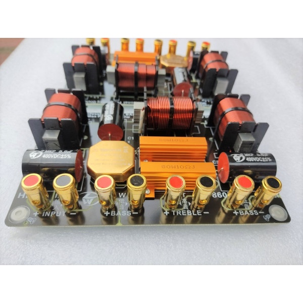 02 MẠCH PHÂN TẦN FULL ĐÔI SH-860L - 2 BASS + 1 TRÉP - BẢO VỆ TRÉP 750 - PHÂN TẦN CHỐNG CHÁY TREBLE