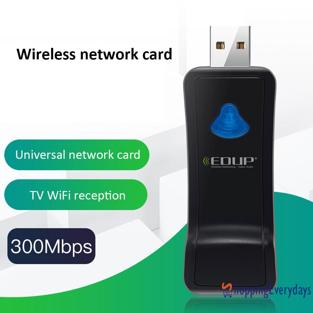 Usb Thu Sóng Wifi Edup 300mbps 2.4ghz Tv Thẻ Mạng Lan | BigBuy360 - bigbuy360.vn