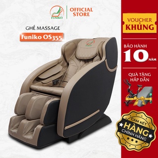 Ghế massage toàn thân Funiko OS 355 - Món quà sức khỏe hiếu nghĩa xứng với biển trời cao bảo hành 10 năm