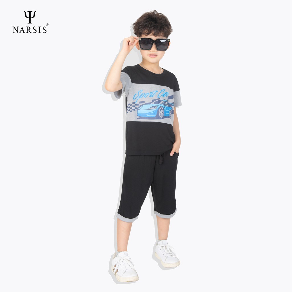 Bộ cộc tay bé trai size đại KE1009 vải cotton thấm hút mồ hôi